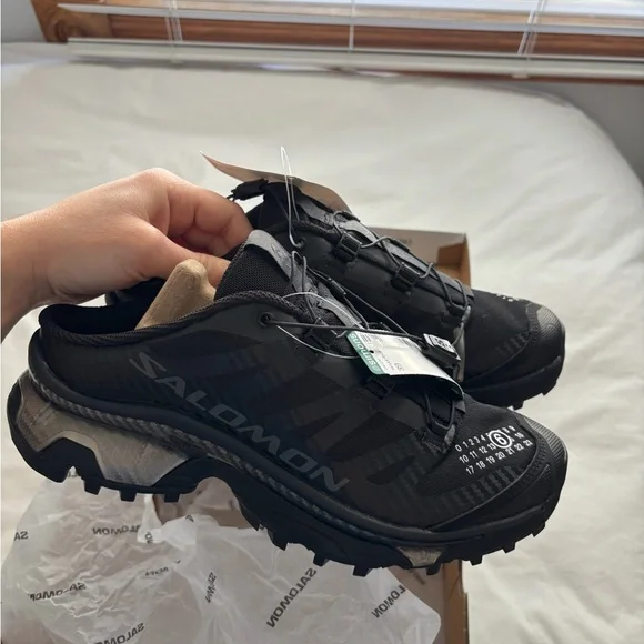 Salomon XT-4 Mule MM6 Maison Margiela Black Shoes - Picture 9 of 10